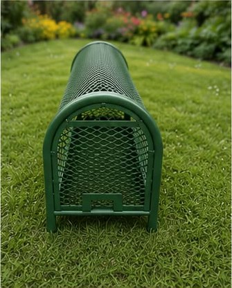 Single backflow cage on grass