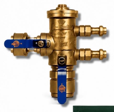 PVB backflow preventer valve