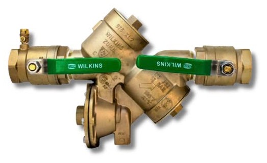 RPZ backflow preventer valve